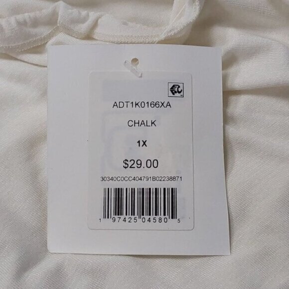 Ruffle Sleeve Tank | 89th + Madison | 1X - Picture 8 of 10